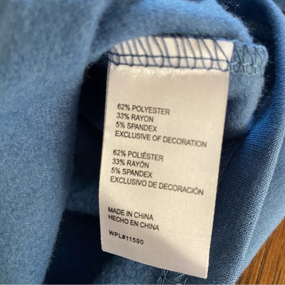 “Original Weatherproof Vintage” Quarter Zip Blue Sweater Jacket - Picture 7 of 7